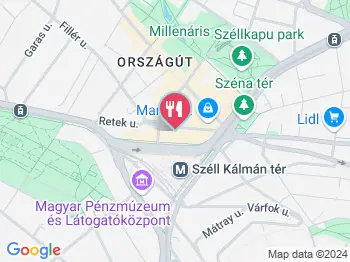 Giulia Budapest a térképen