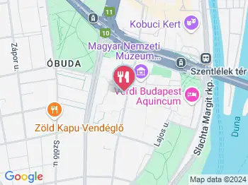 Gladiátor Drink Budapest a térképen