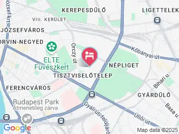 Hotel Gloria Budapest City Center Budapest a térképen