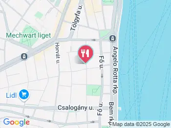 Gnocco Residence Étterem Budapest a térképen