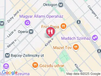 Gödör Klub Budapest a térképen