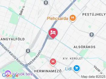 Gold Hotel Pest Budapest a térképen