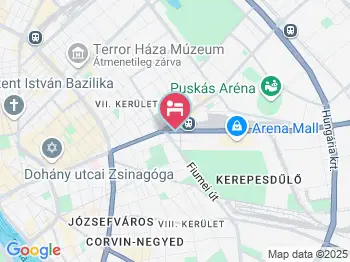 Golden Park Hotel Budapest a térképen