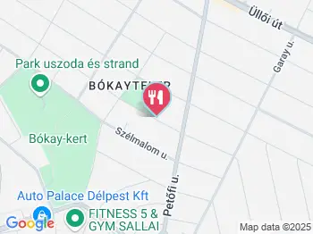 Gombás Étterem Budapest a térképen