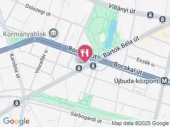 Gondola Cukrászda Budapest a térképen