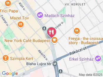 Gong Café Budapest a térképen