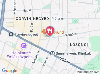 GoodMo House Budapest a térképen