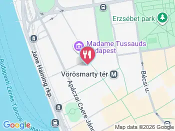 Gordon Ramsay Bar& Grill Budapest a térképen