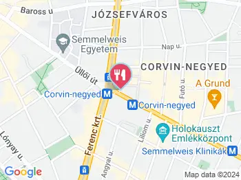 Görög Gyros Budapest a térképen