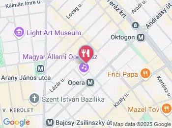 Gossip Coffee Budapest a térképen