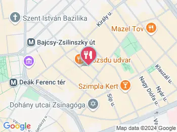 Gozsdu Játékterem Bár Budapest a térképen