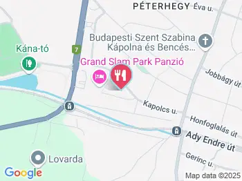 Grand Slam Park - Regős Vendéglő Budapest a térképen