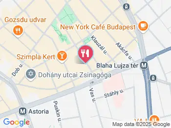 Grandio Jungle Bar & Grill Budapest a térképen