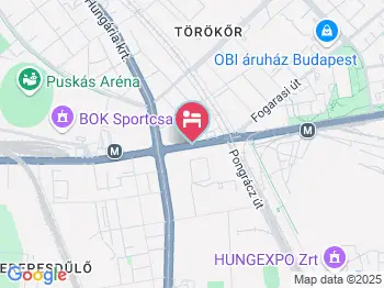 Green Hotel Budapest Budapest a térképen