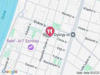 Green Thai Étterem Budapest a térképen