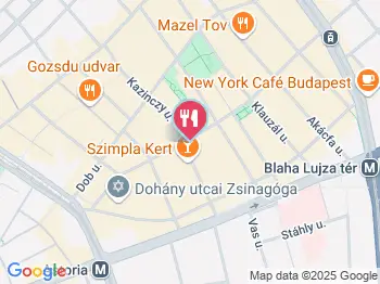 Grill & Chips Budapest a térképen