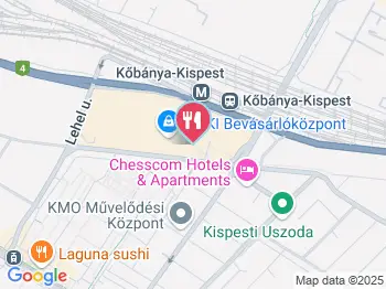 Grill Land - KöKi Terminál Budapest a térképen