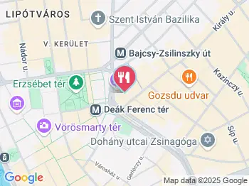 Gringos Amigos - Anker köz Budapest a térképen