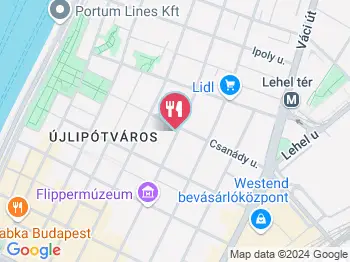 GRK'S Kyros Yeeros Budapest a térképen