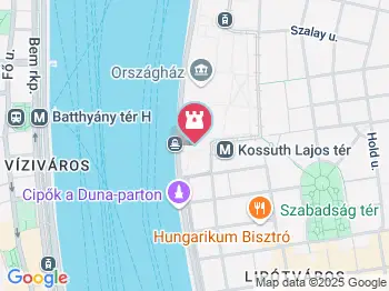 Gróf Andrássy Gyula szobra Budapest a térképen