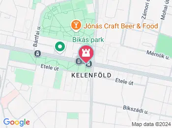 Grosics Gyula Budapest a térképen