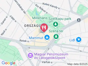 Guru2Go - Mammut Budapest a térképen