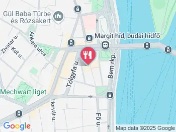 Gusto Cafe Budapest a térképen