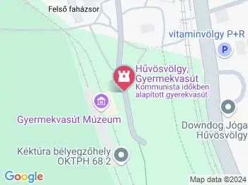 Gyermekvasút Múzeum Budapest a térképen