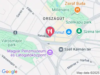 Gyógyító Kenyerek Pékség Budapest a térképen