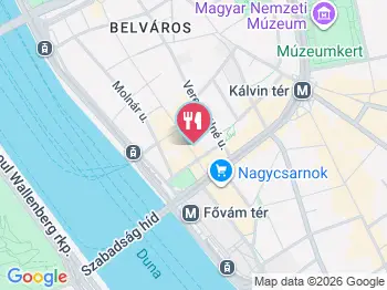 HABA JuiceBar Budapest a térképen