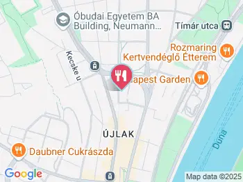 Habcsók Café Budapest a térképen