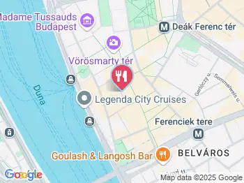 Habibi Shisha Bar Budapest a térképen