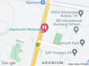 Hadrianus Kávézó Budapest a térképen