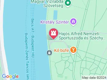 Hajós Alfréd Nemzeti Sportuszoda Budapest a térképen