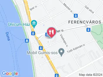 Haller Étterem Budapest a térképen