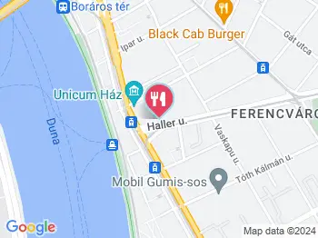 Haller Kínai étterem Budapest a térképen