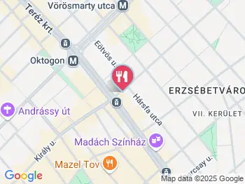 Hallo Bar Budapest a térképen