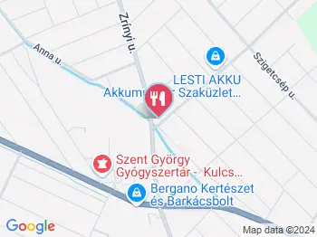 Hambikert Budapest a térképen