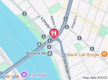 Hami Street Food Budapest a térképen