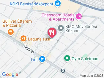 Hamm Bekap-Lak Budapest a térképen