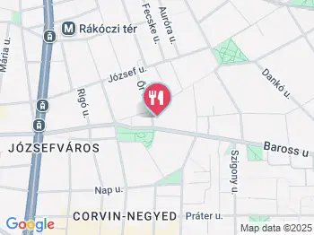 Hámori Cukrászda Budapest a térképen