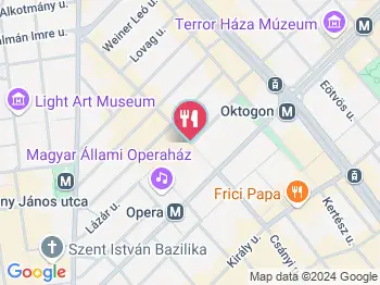 Hana Sushi Restaurant Budapest a térképen