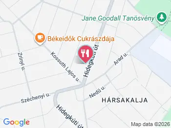 Hanami Bistro Budapest a térképen