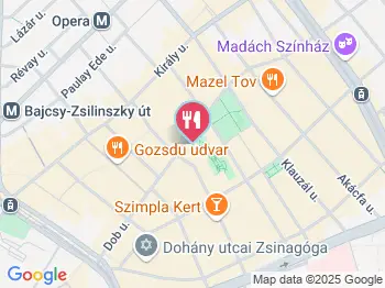 Hanna Kóser Étterem Budapest a térképen