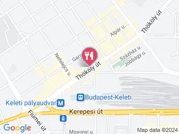 Happy Panda - Asian Street Food Budapest a térképen