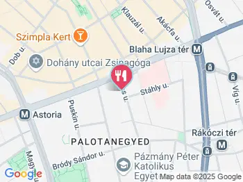 Happy Panda - Vas utca Budapest a térképen