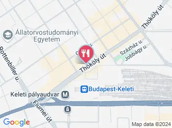 Happy Wok Budapest a térképen