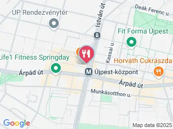 Harangvirág Cukrászda Budapest a térképen