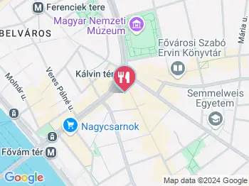 Harat’s Pub Budapest a térképen