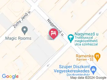 Hard Rock Hotel Budapest Budapest a térképen